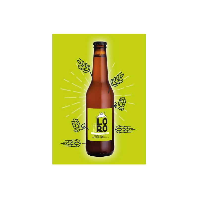 BIÈRE L'ESTIVALE 33CL ( DISPONIBILITÉ MI-MARS/JUILLET)